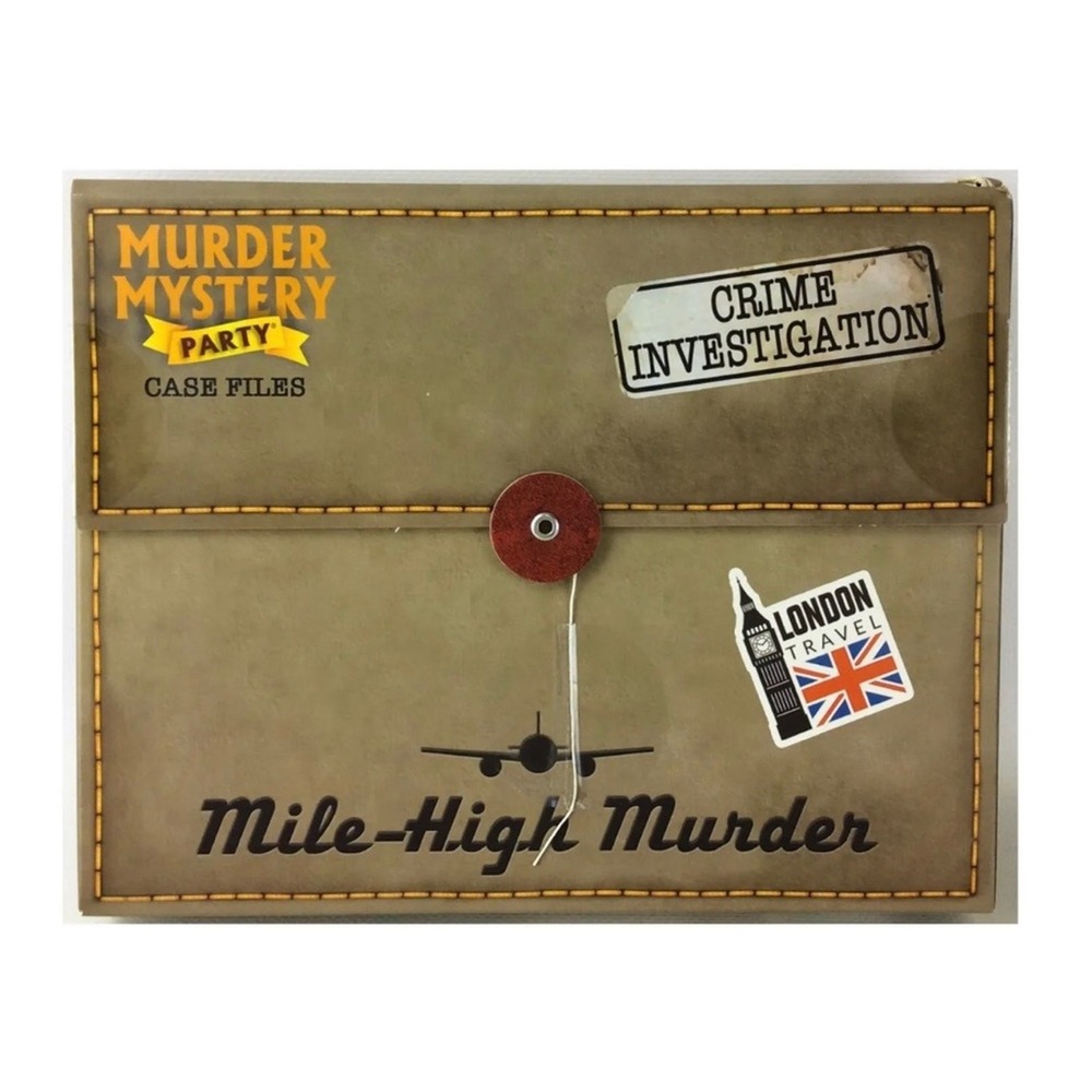 NEW Murder Mystery Party Case Files Mile High Family Game Night Riddle Clue Spy